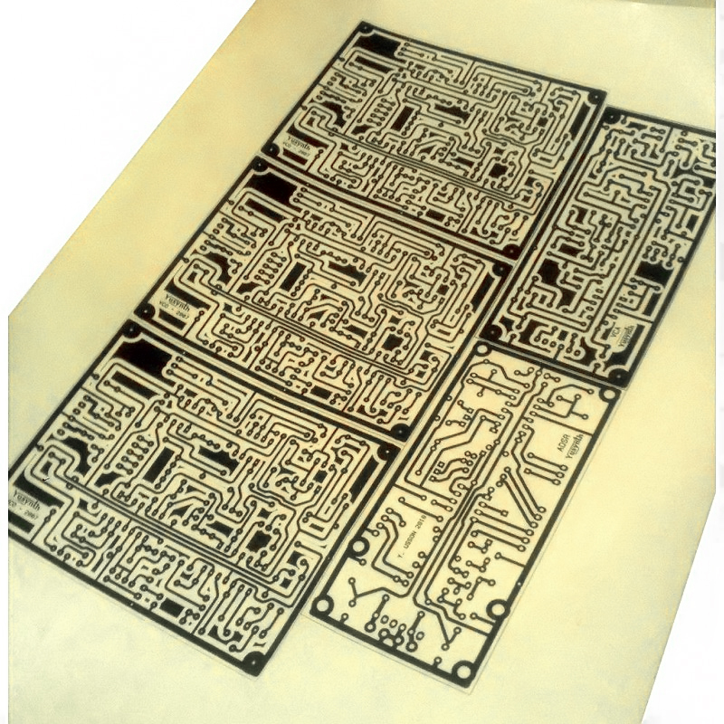 2 Hojas de Papel Transfer PCB Baquelitas Amarillo A4