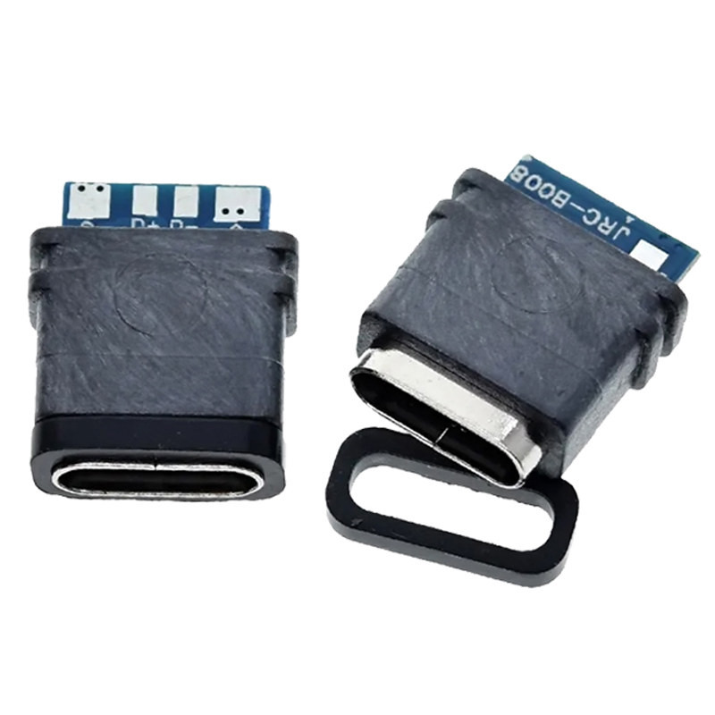 1 Par de conectores USB 3.1 Hembra Tipo C DIY