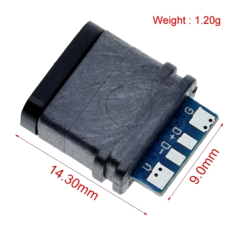 1 Par de conectores USB 3.1 Hembra Tipo C DIY