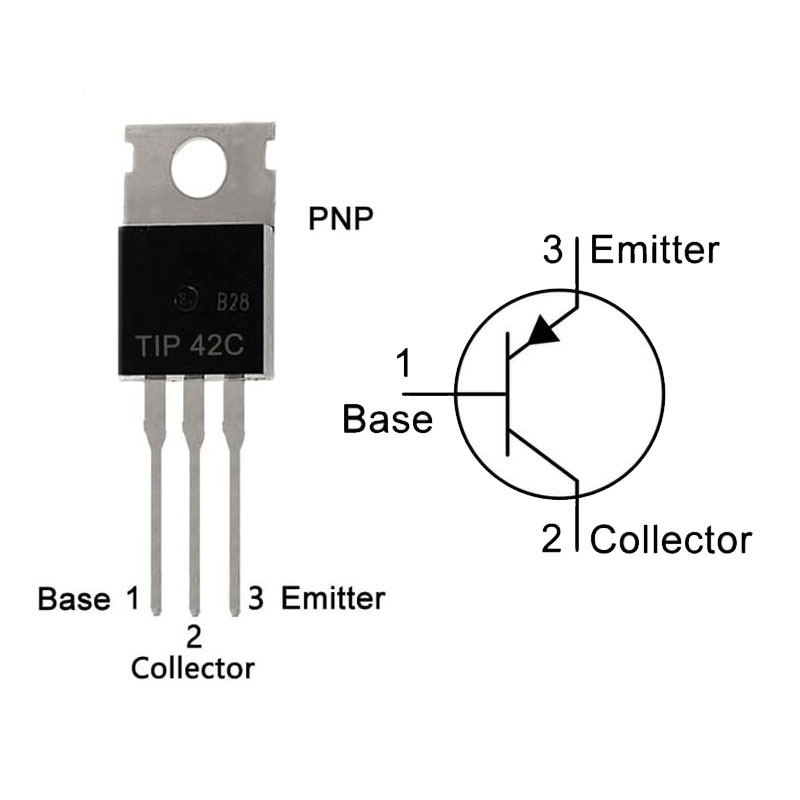 1 Par de transistores TIP42C PNP TIP35 100V 6A