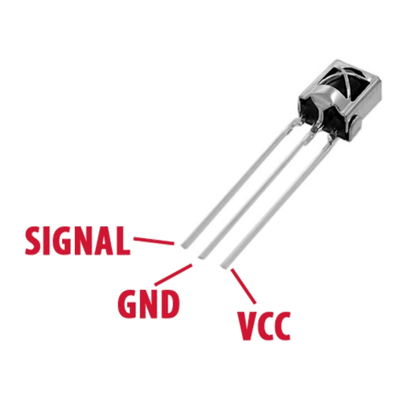 1 Pack x4 Sensor Receptor Infrarrojo IR VS1838B