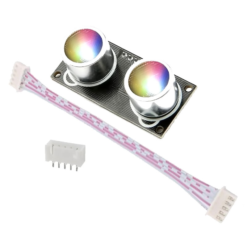 Módulo Ultrasónico HCSR04 RGB + cable + conector pcb