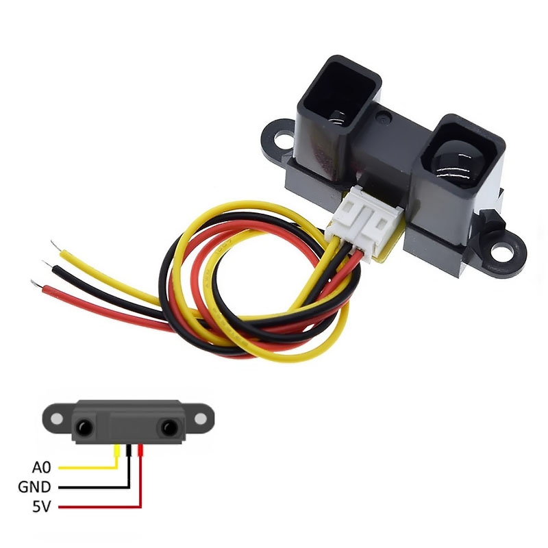 Módulo sensor de distancia sharp GP2Y0A02YK0F de 20-150cm