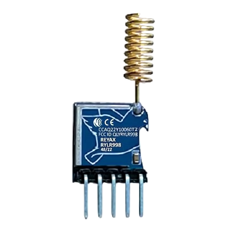 Módulo Lora RYLR998 con antena UART 865/915Mhz