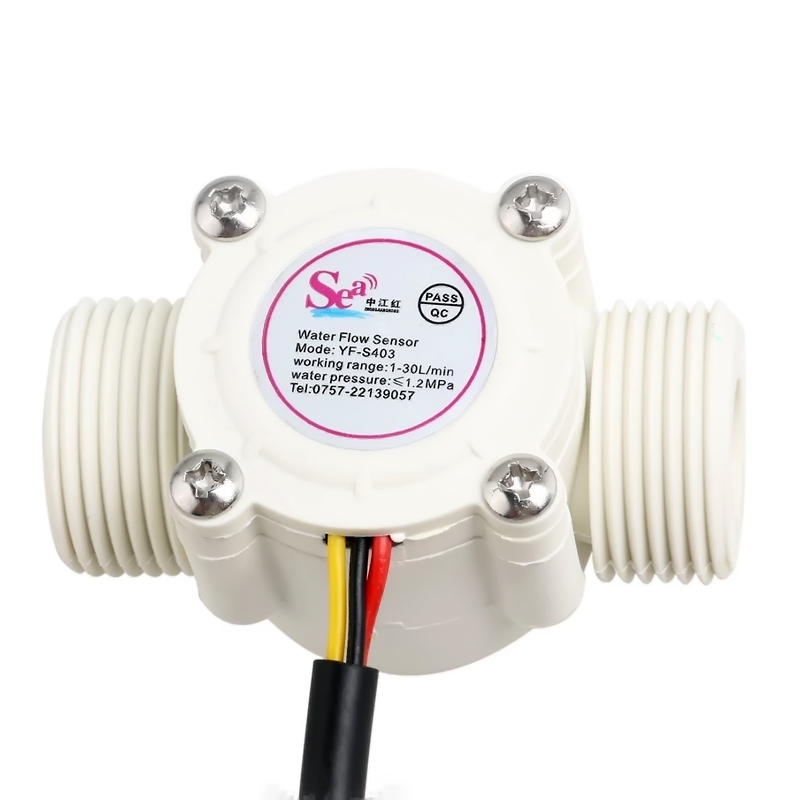 Sensor caudal de flujo agua Yf-s403 3/4" 1-30 litros