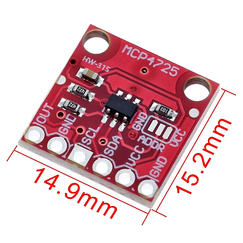 Módulo Conversor Digital Análogo i2c DAC MCP4725 MCP 4725