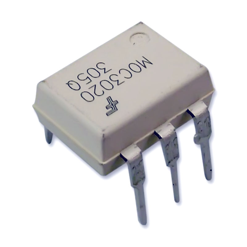 Pack x2 Integrados Optoacoplador MOC3020 Triac 3020 MOC DIP 6P