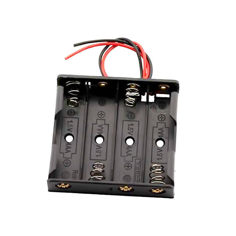 Portapilas 6V 4x1 4xAA Proyectos Arduino Etc AA