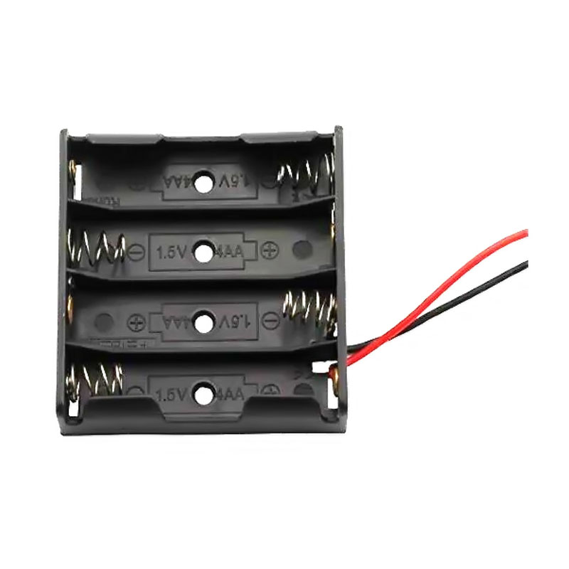 Portapilas 6V 4x1 4xAA Proyectos Arduino Etc AA