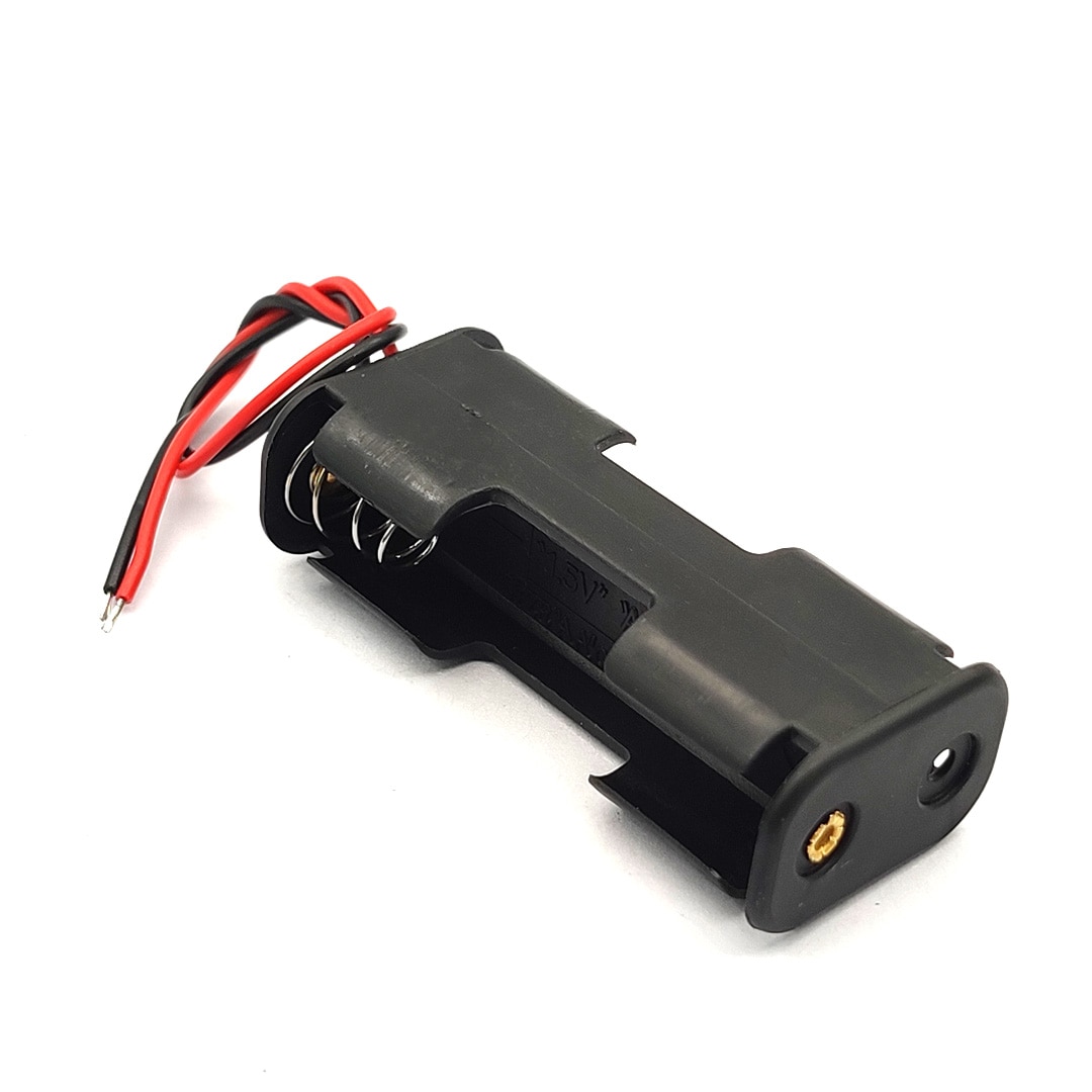 Portapilas 3V 2x1 2xAA Proyectos Arduino Etc AA