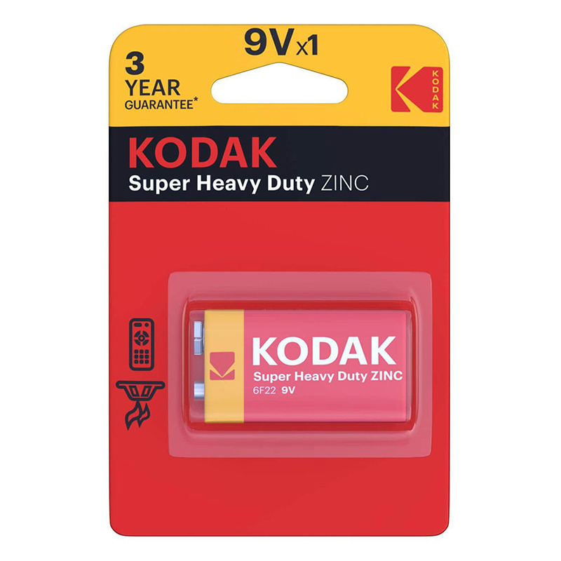 1 Batería 9V Kodak Zinc