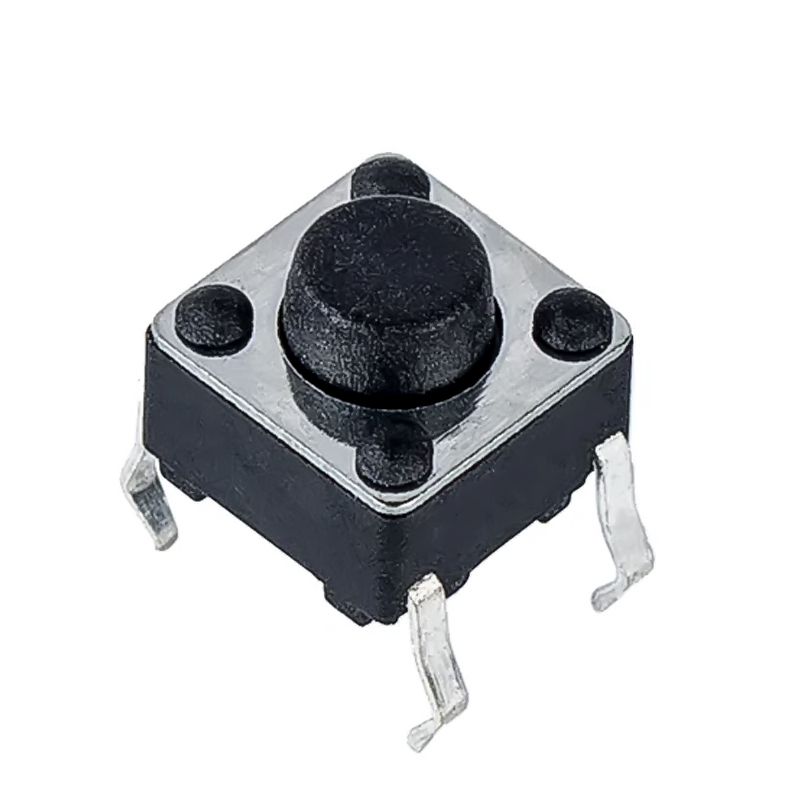 Pack x10 Switch Pulsador Redondo 4 pines 4P PCB 6x6x5mm