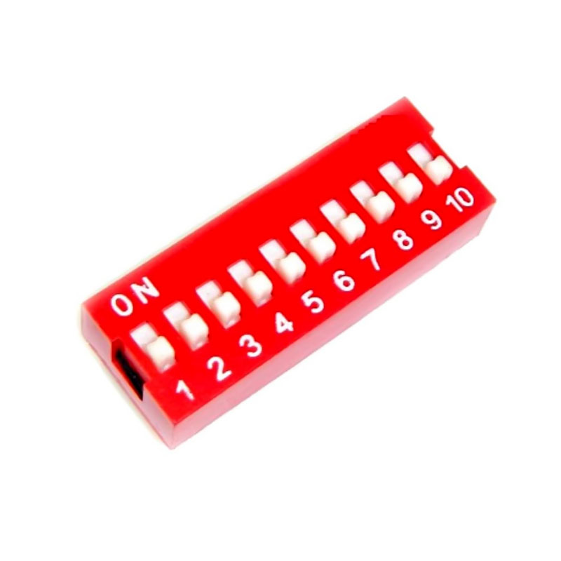 DIP Switch 10P 10 pines