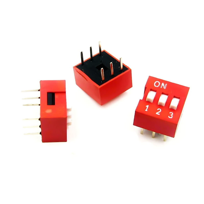 Pack x3 DIP Switch 3P 3 pines