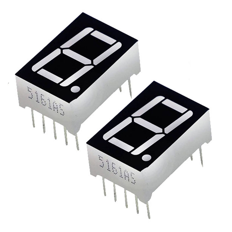 Pack x2 Display 7 segmentos 0.56" de ánodo ó cátodo común