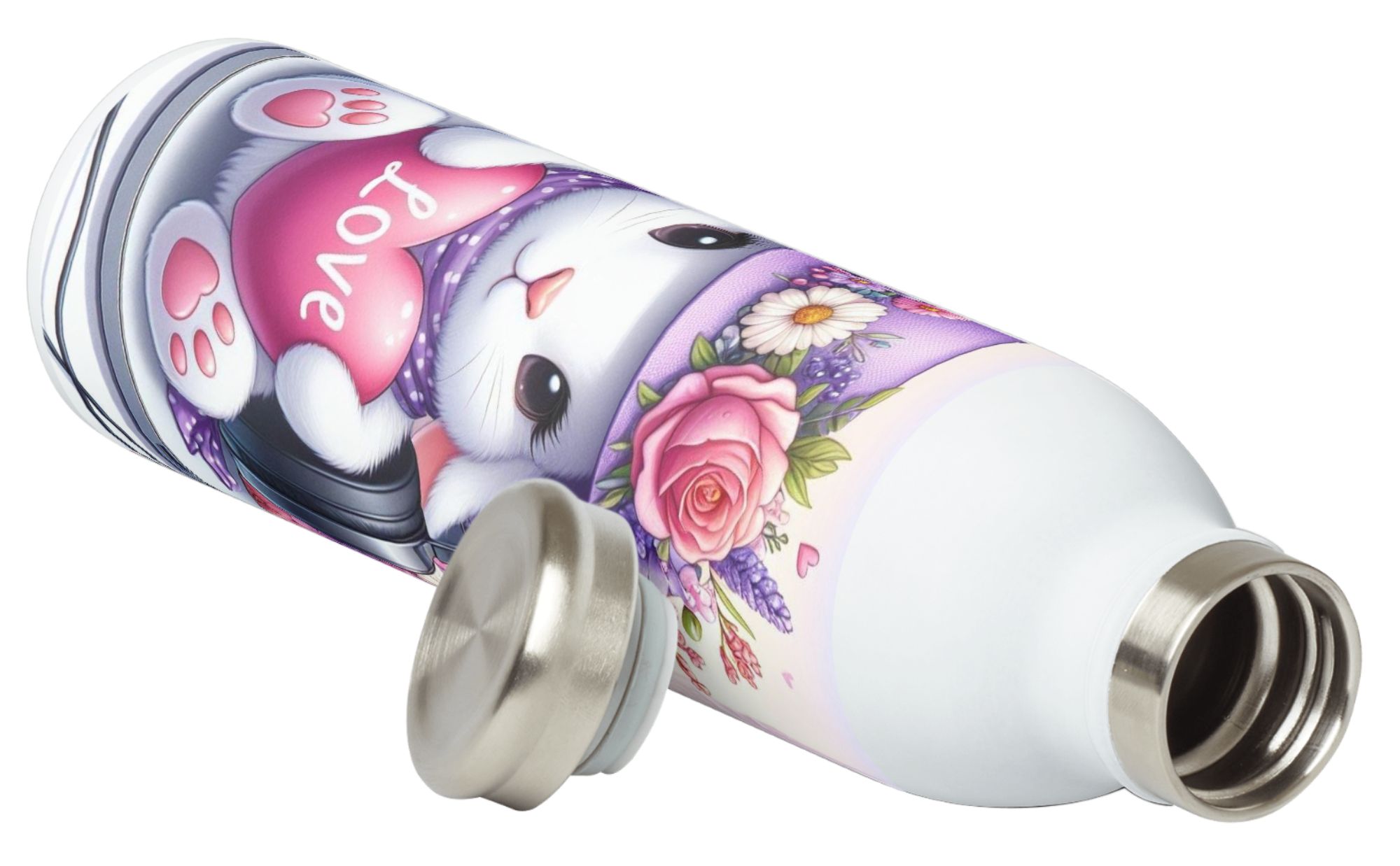 Botella de agua termica de acero