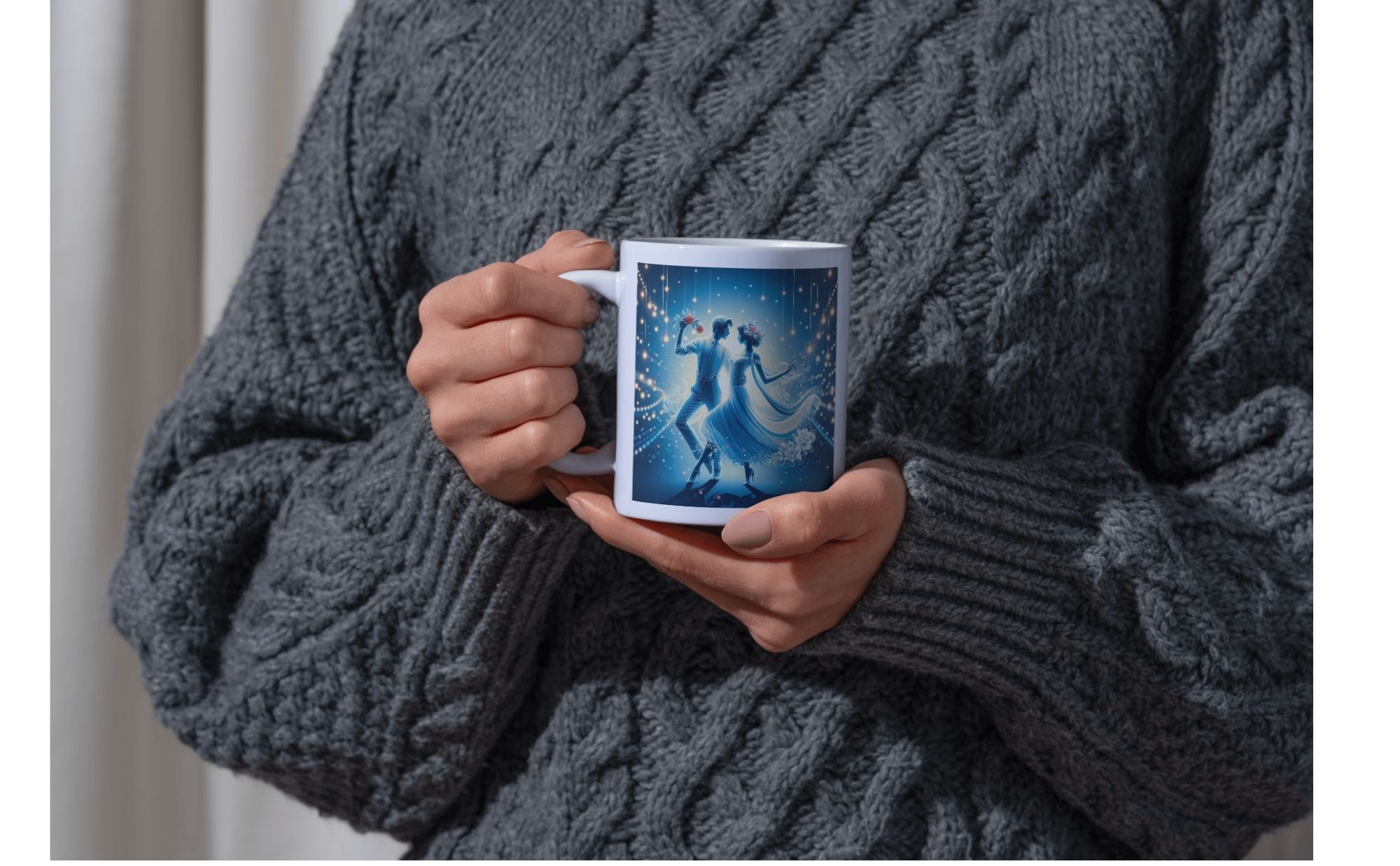 Taza de ceramica con estuche