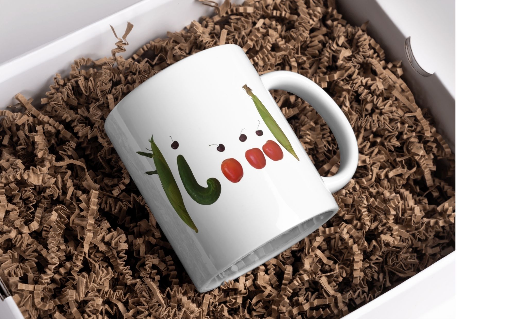 Taza de ceramica con estuche