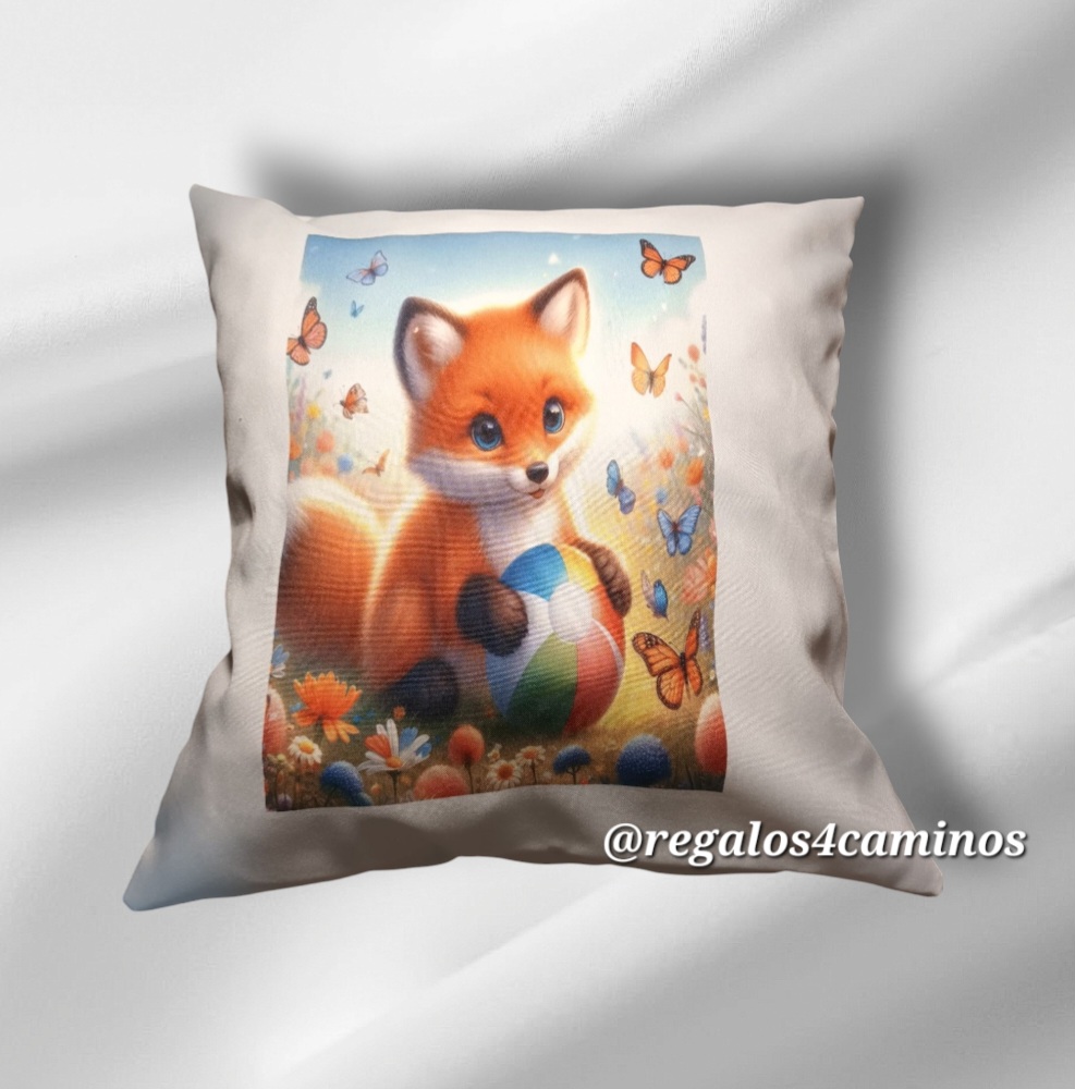 Almohadon 40 x 40 cm con relleno y funda desmontable 