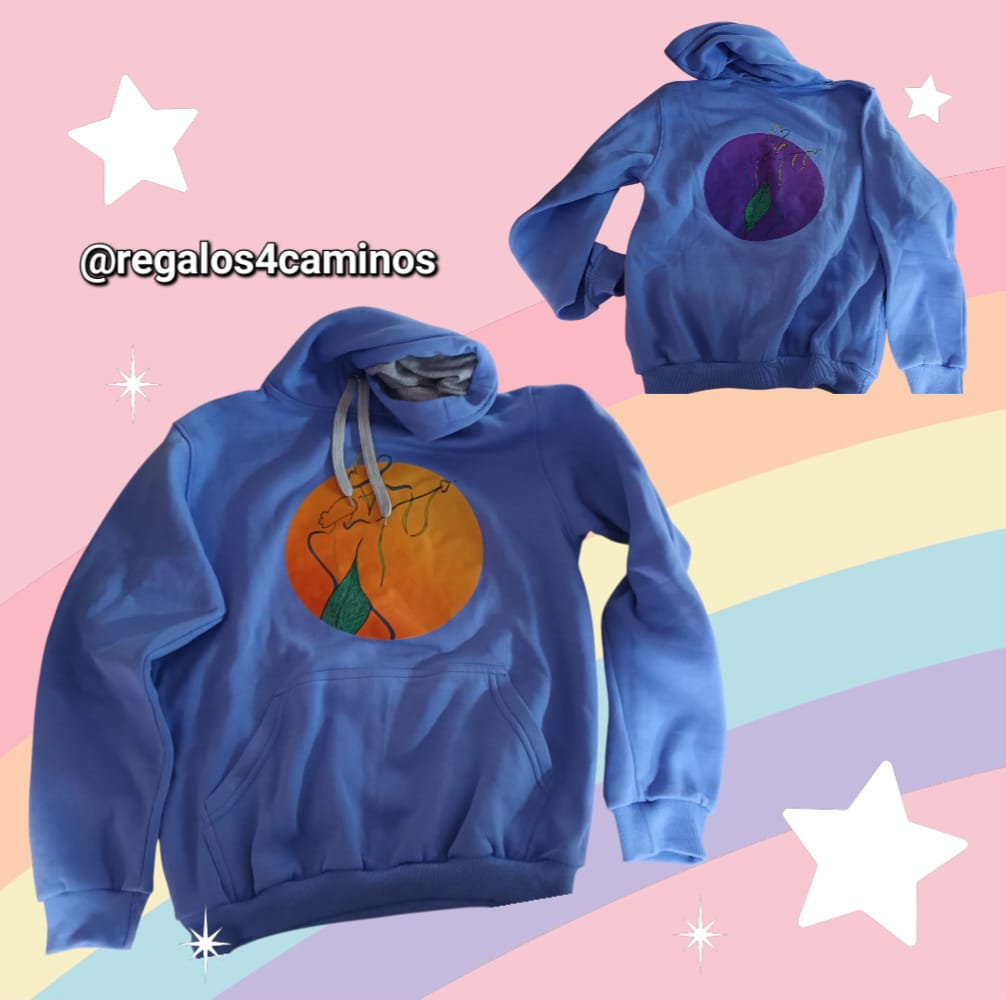 Buzo canguro con capucha unisex