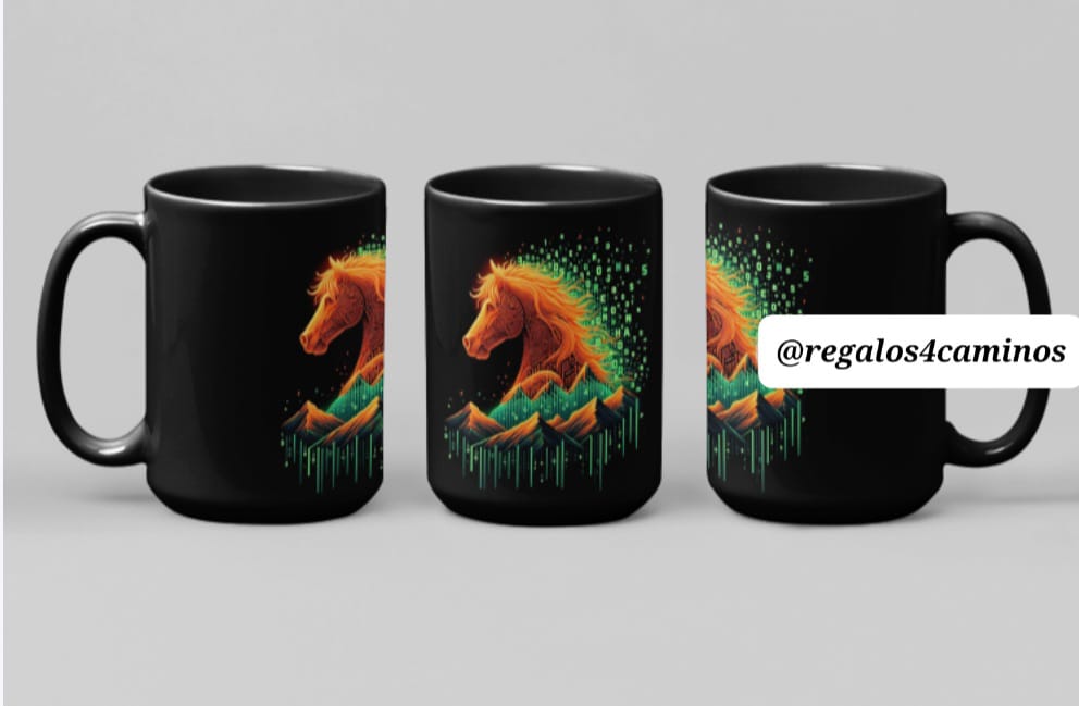 Taza magica con estuche