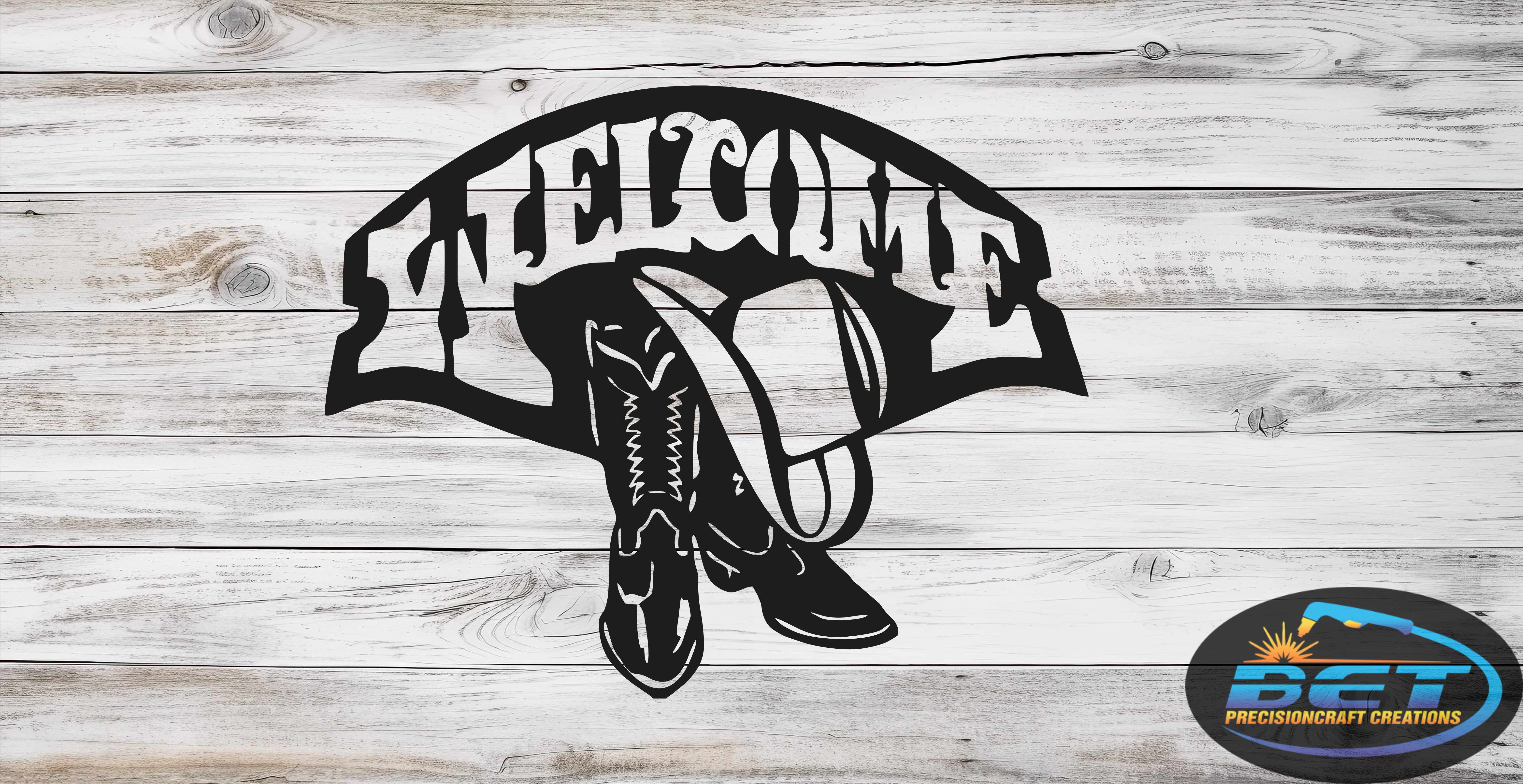 Cowboy Shoes Welcome