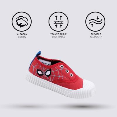 Zapatilla Loneta Suela Pvc Elásticos Spiderman