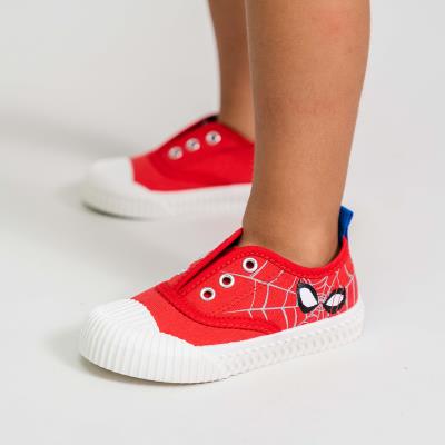 Zapatilla Loneta Suela Pvc Elásticos Spiderman
