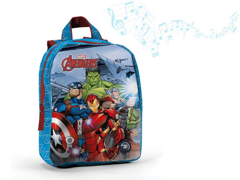Mochila con sonido 27cm de Avengers