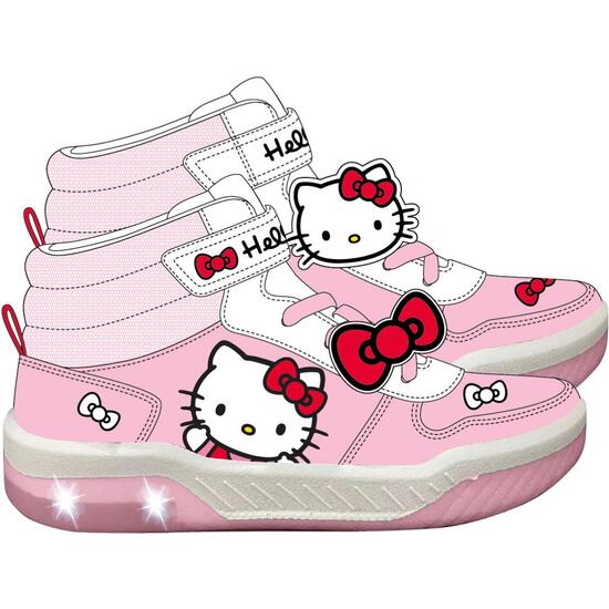 Zapatilla Deportiva Alta Luz Hello Kitty