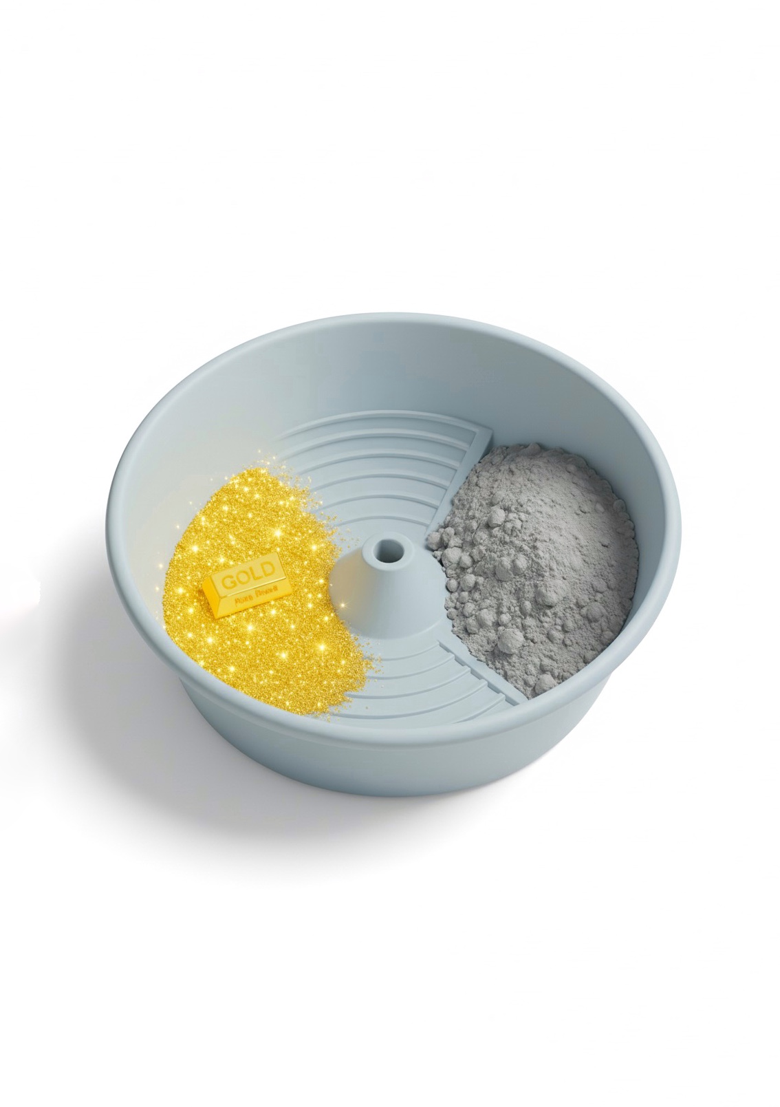 Bacia Azul Ciclone Para Garimpo. Bateia Ouro