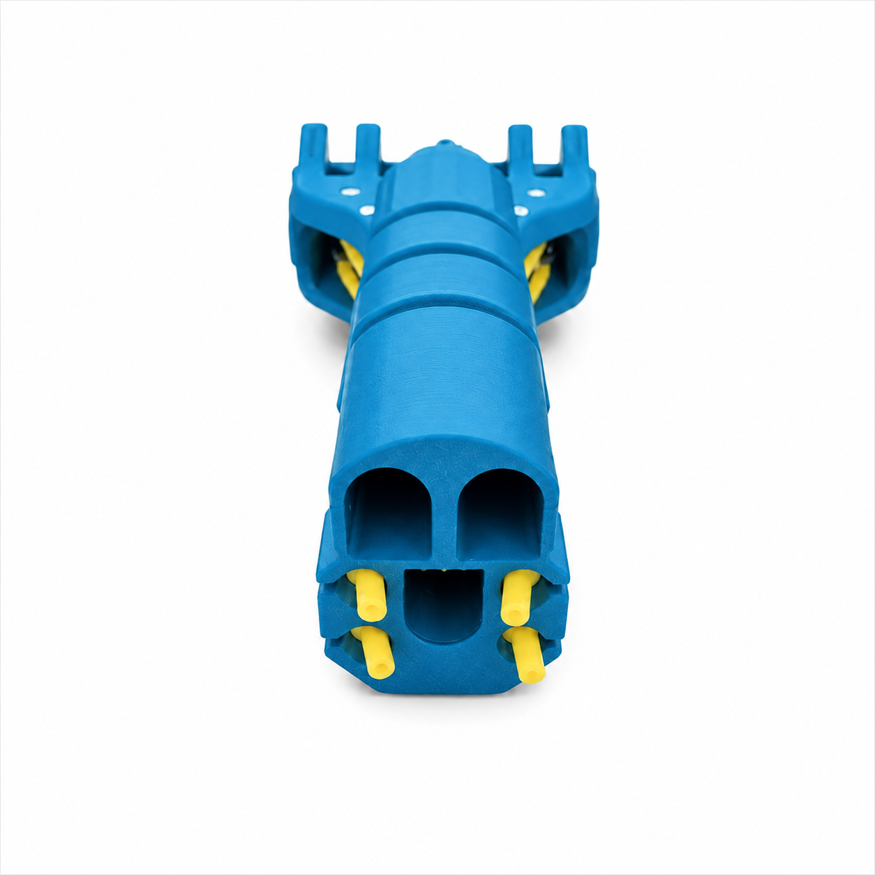 Estilingue Semiautomático AZUL Atiradeira esfera 8mm