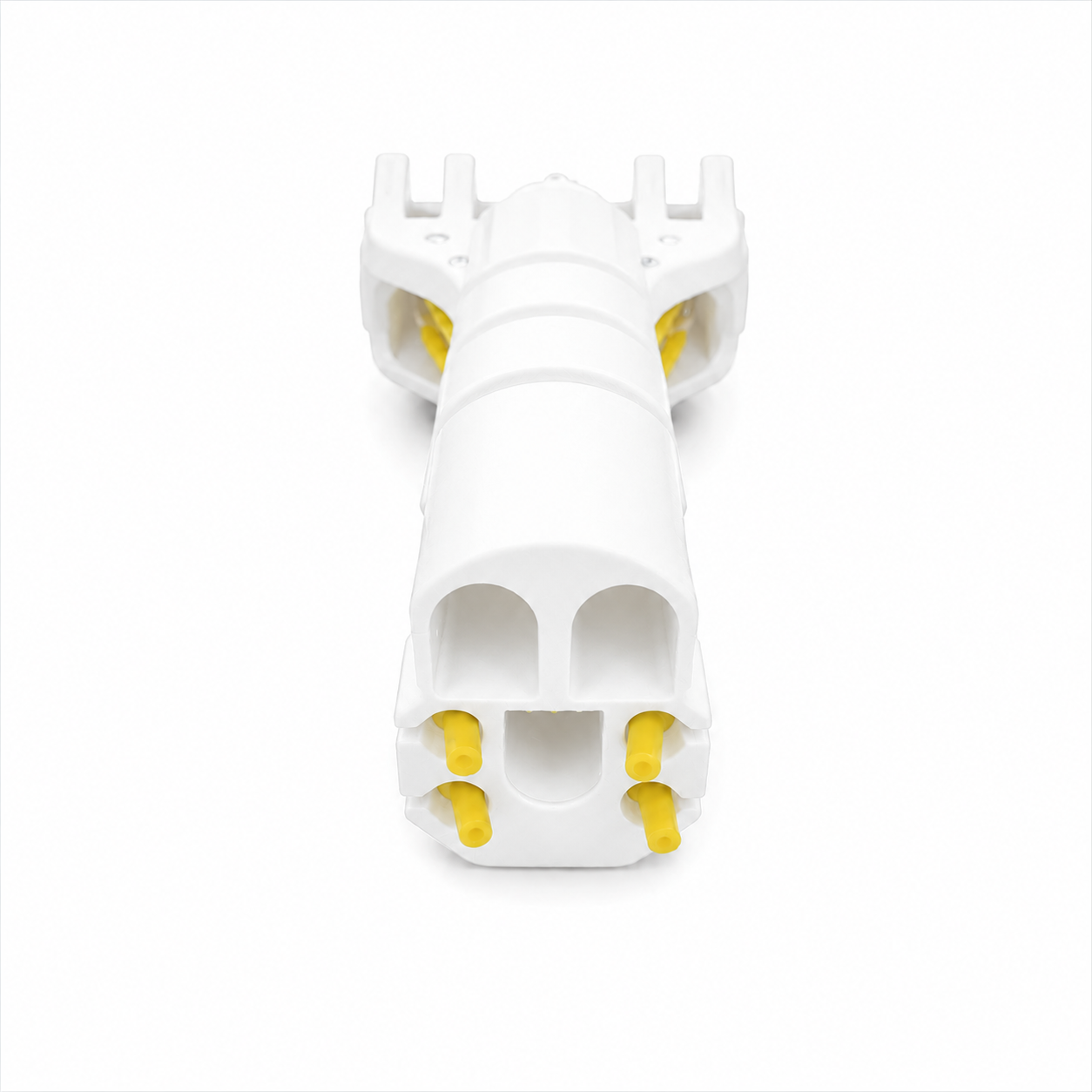Estilingue Semiautomático Branco Atiradeira esfera 8mm