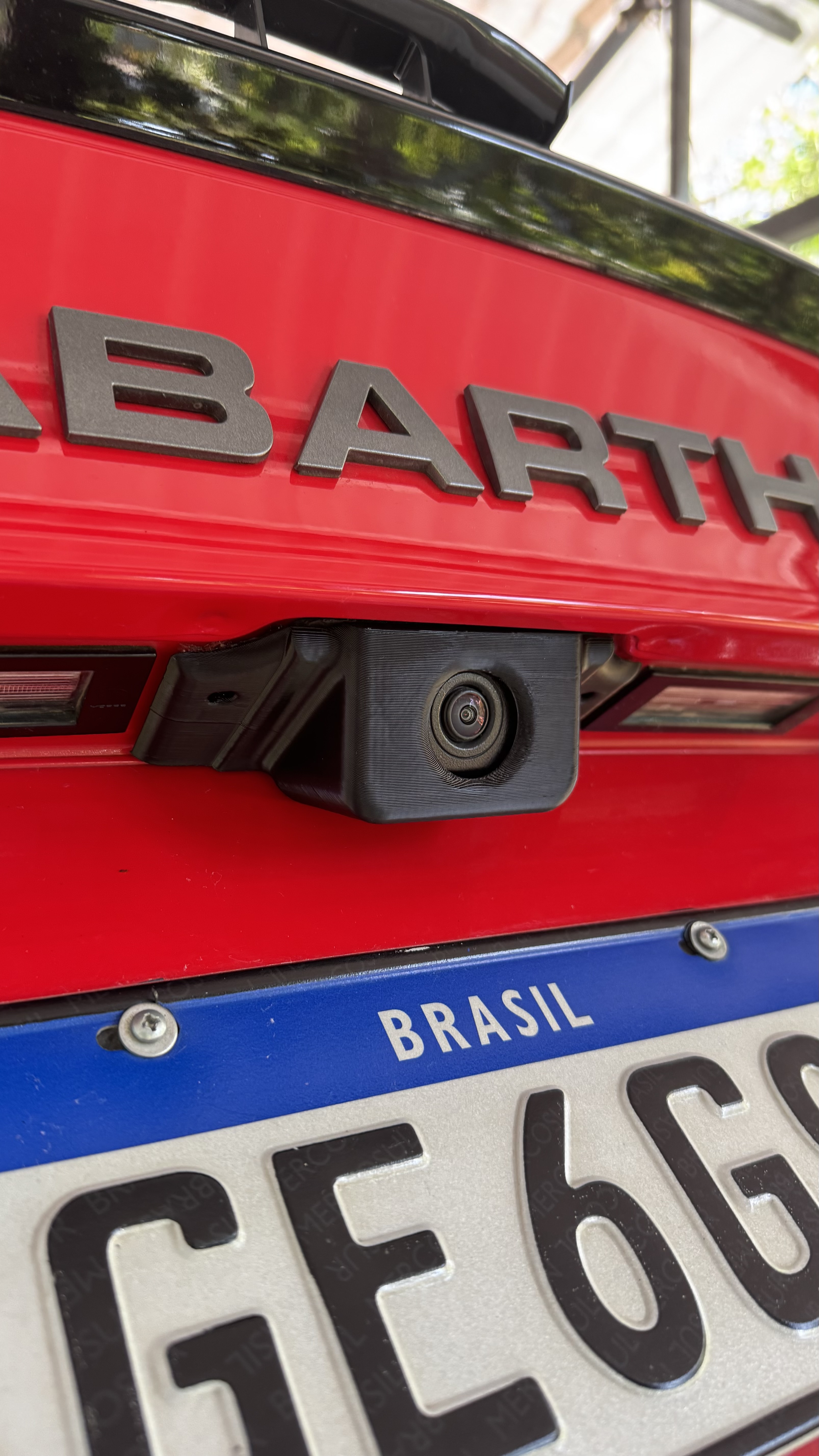 Capa proteção anti vandalismo Câmera Traseira Fiat FastBack