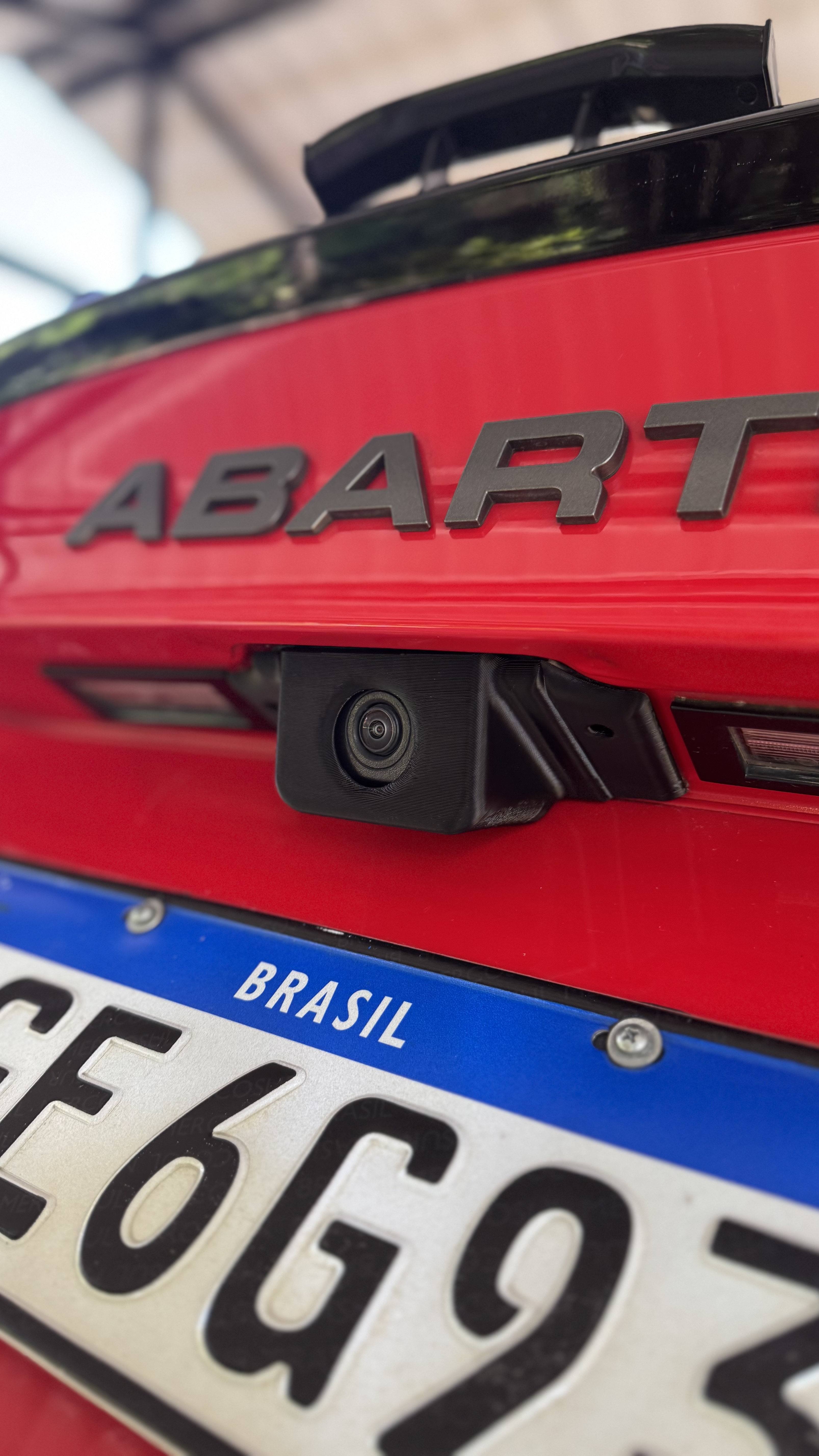 Capa proteção anti vandalismo Câmera Traseira Fiat FastBack