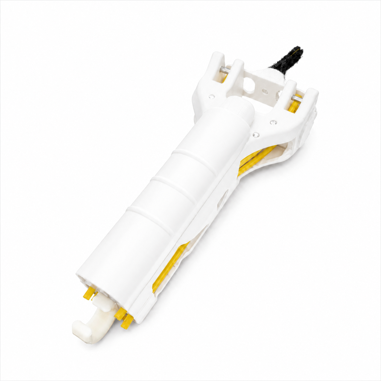 Estilingue Semiautomático Branco Atiradeira esfera 8mm
