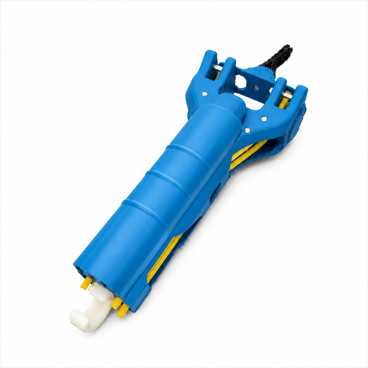 Estilingue Semiautomático AZUL Atiradeira esfera 8mm