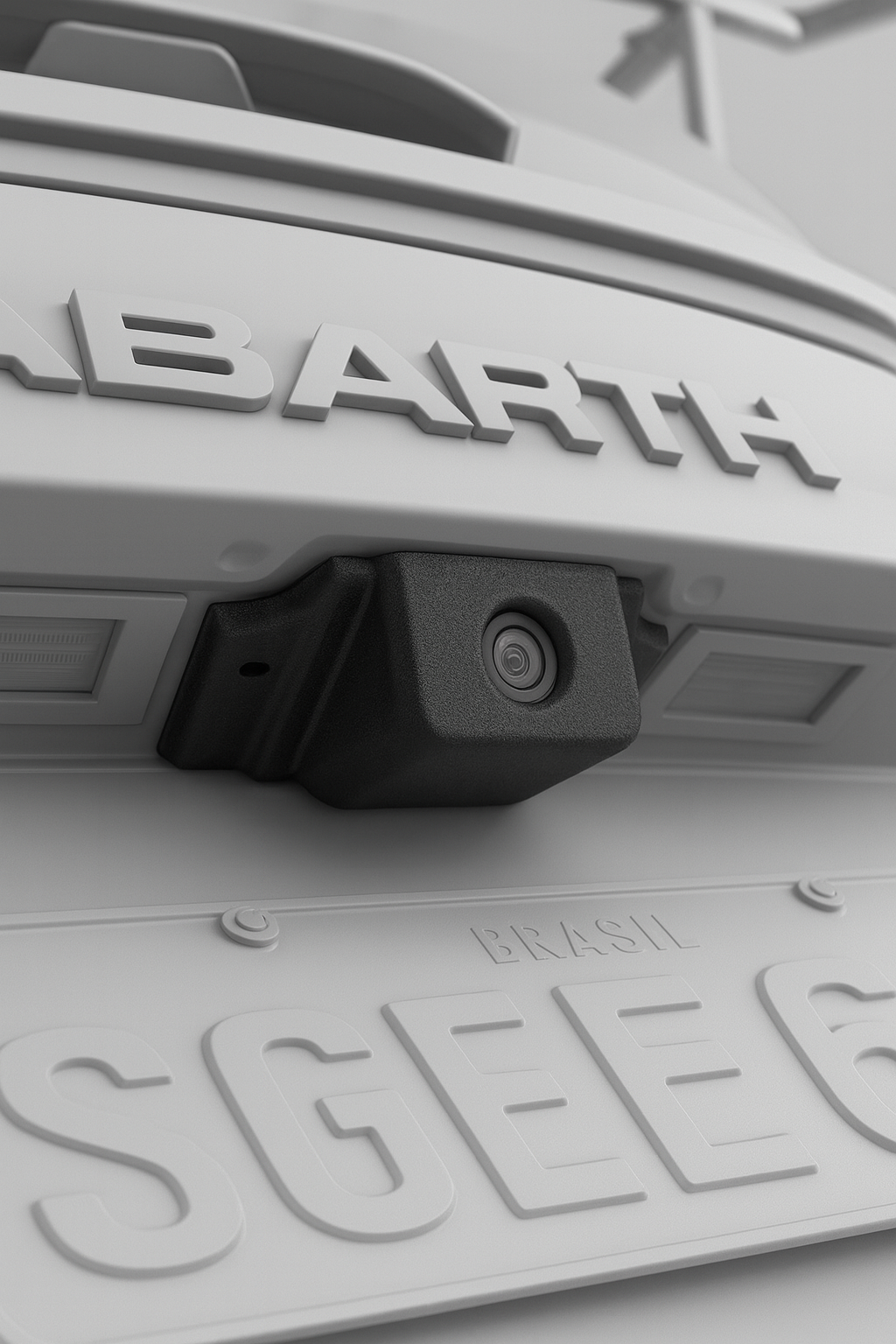 Capa proteção anti vandalismo Câmera Traseira Fiat FastBack