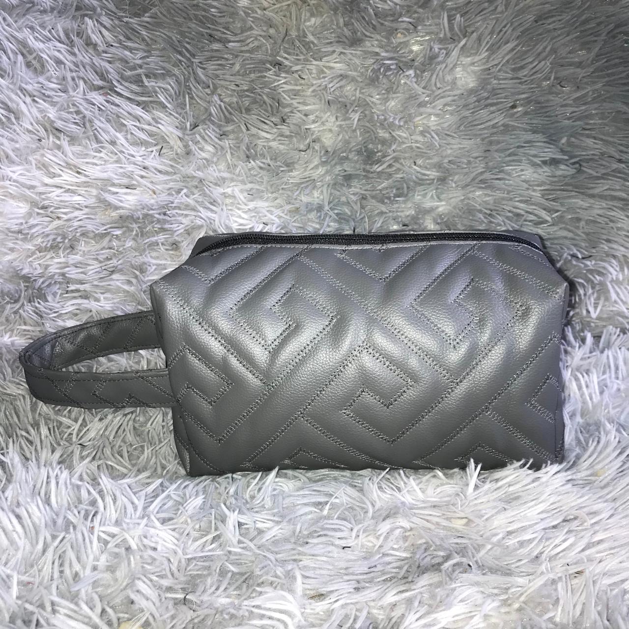 Gray Quilted Bag