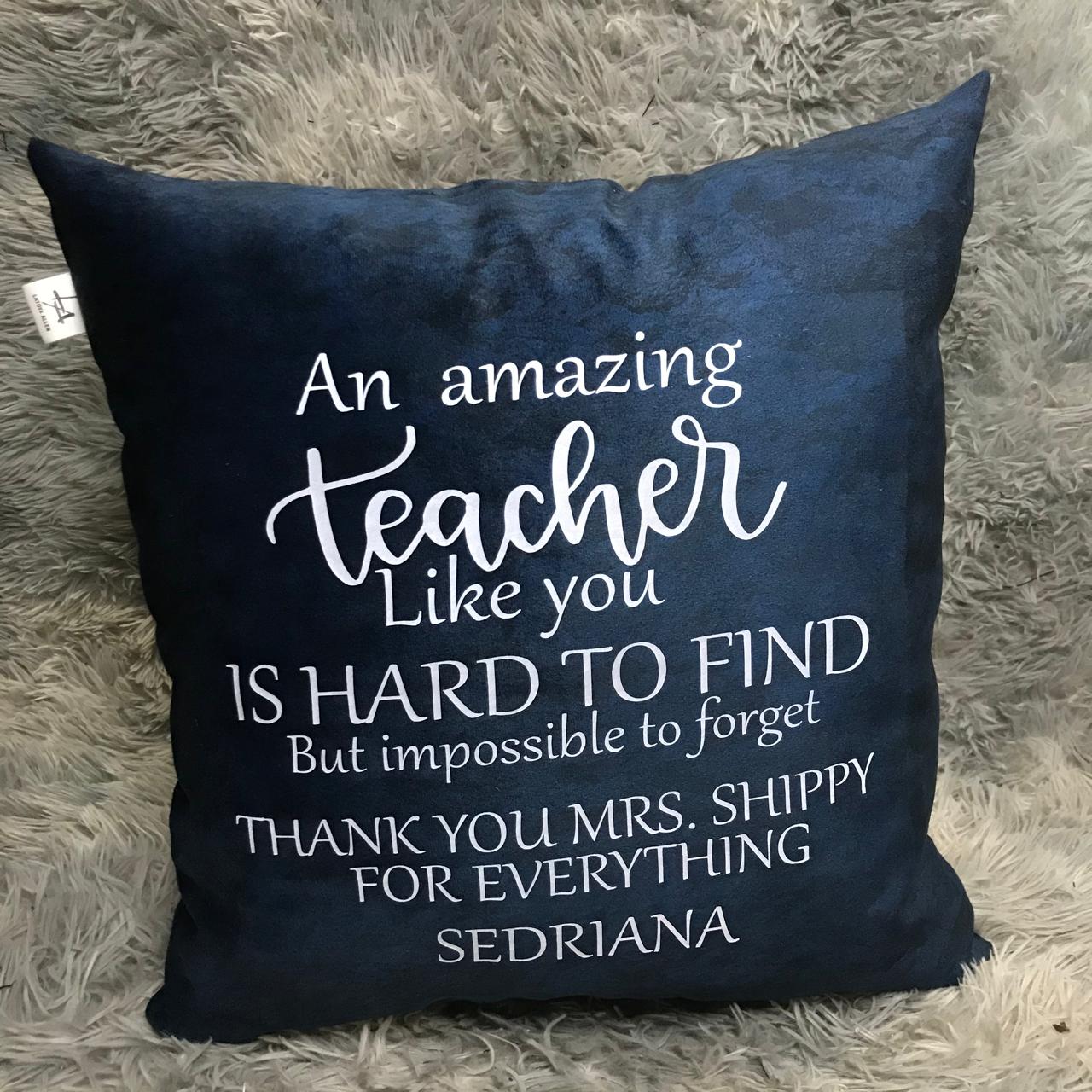 Teacher Appreciation Pillow