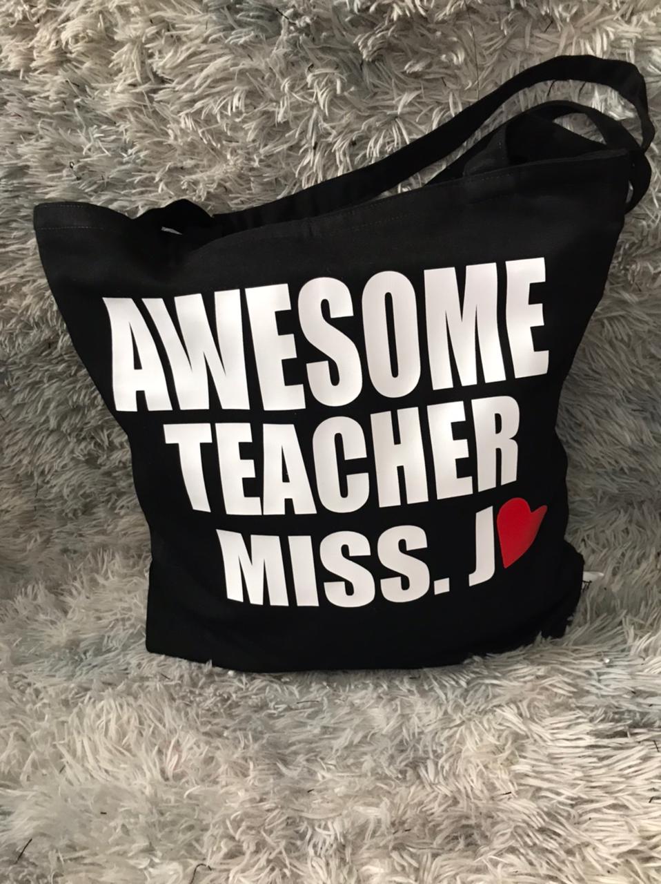Awesome Teacher Tote Bag