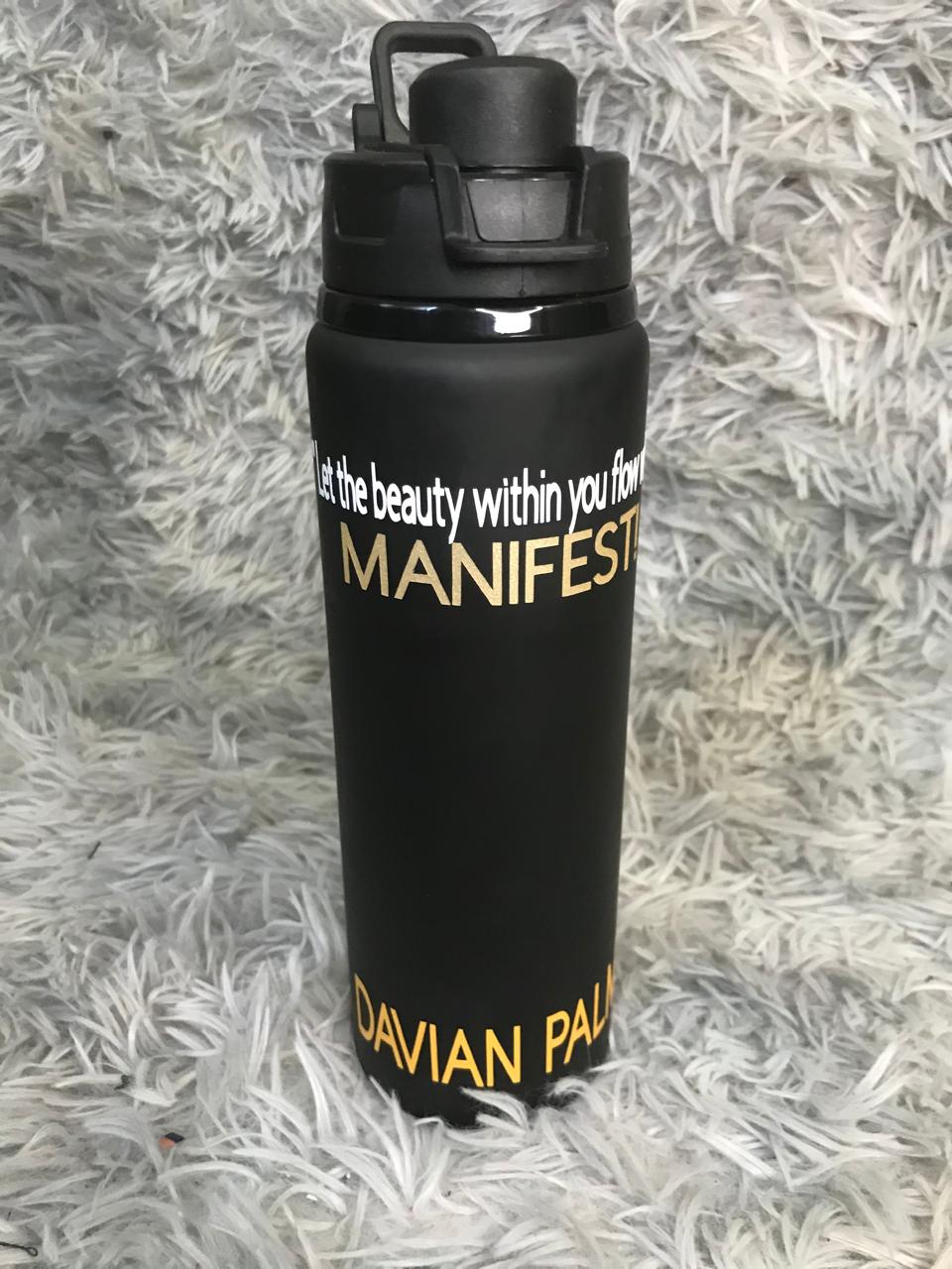 Black  Water Bottle