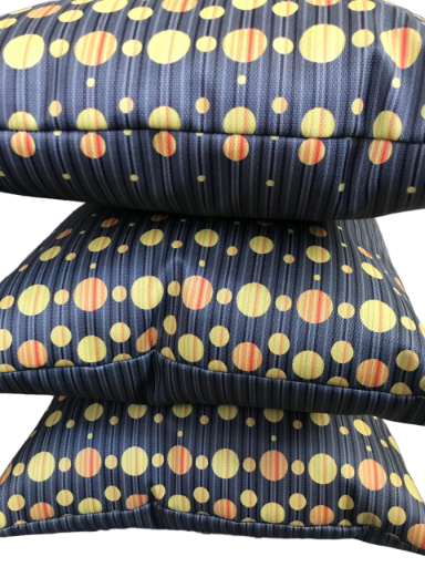 Vegan leather Throw Pillows