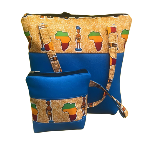 African Print Handbag