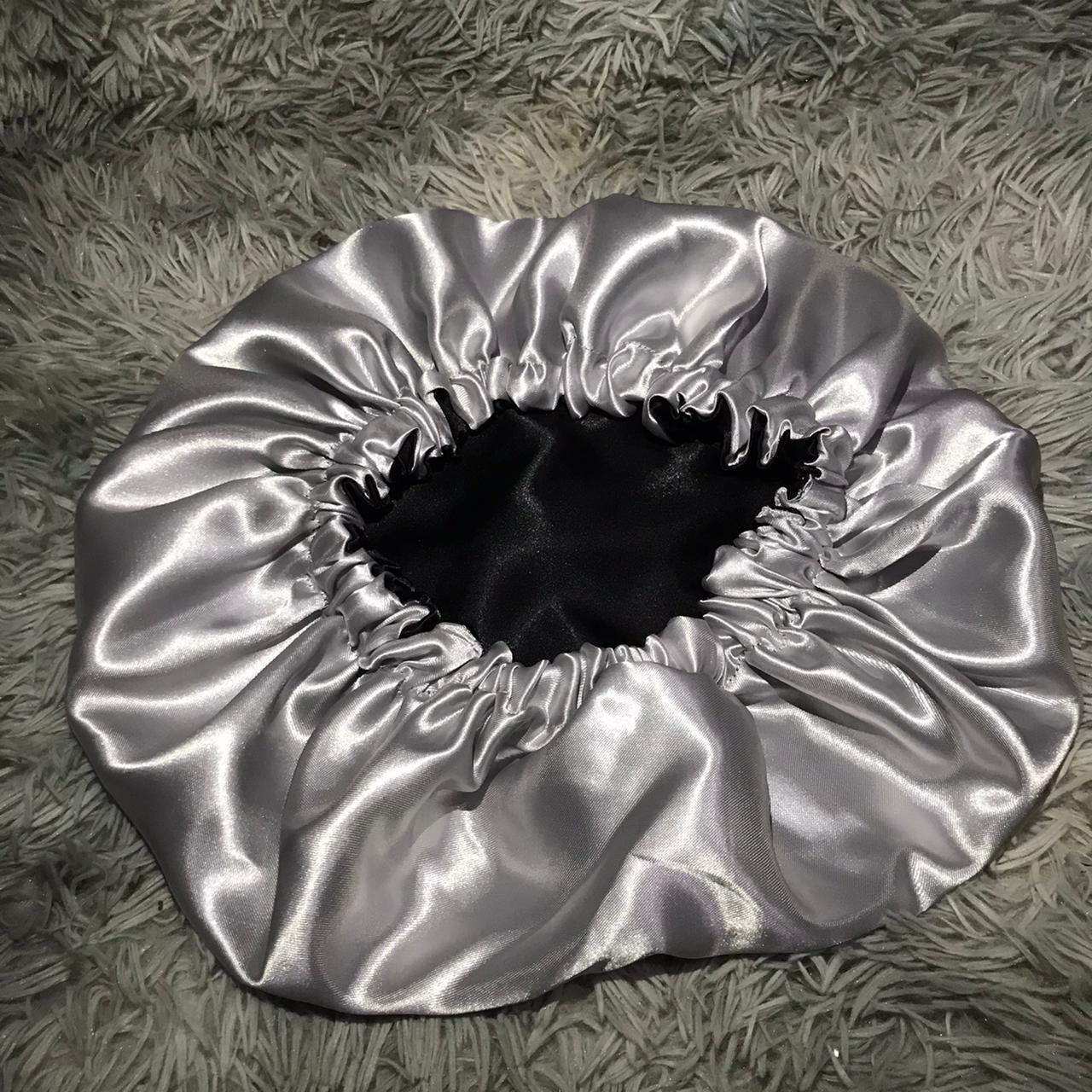 Silver Satin Bonnet