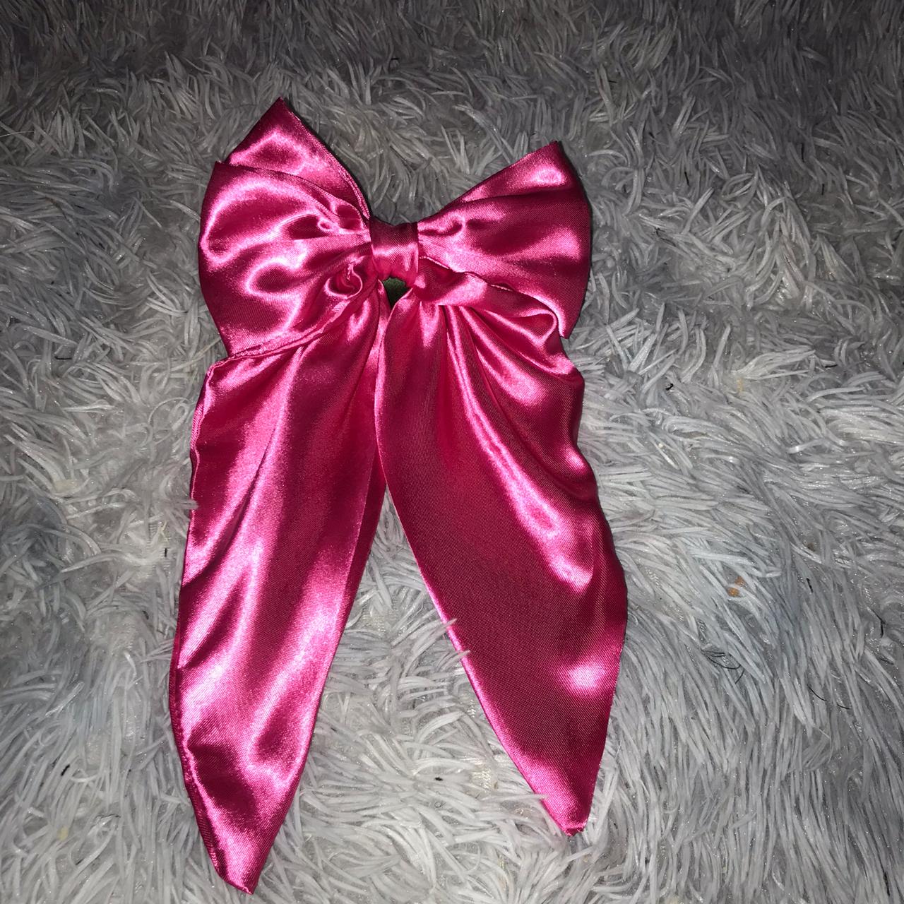 Pink Satin Bow