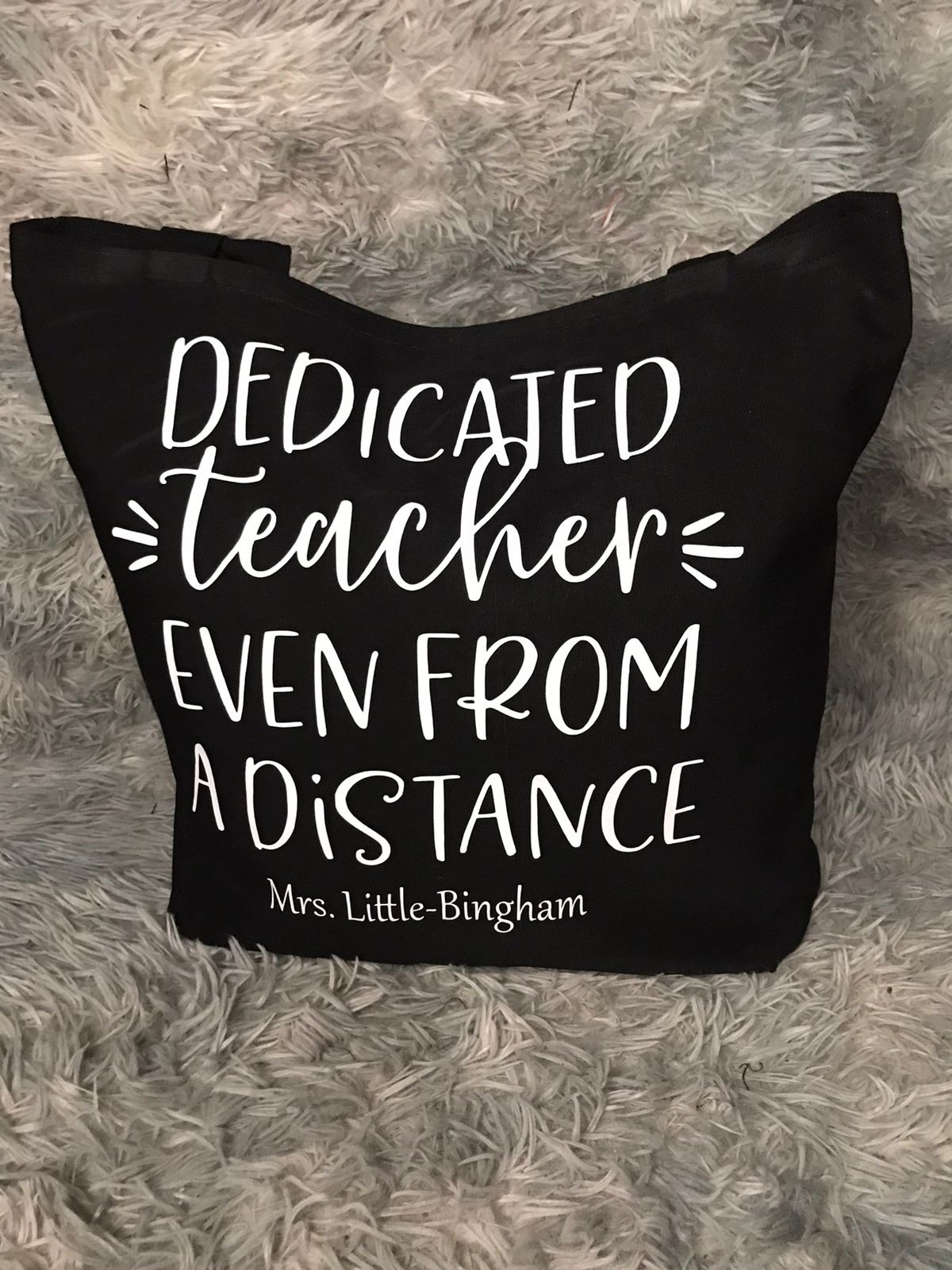 Dedicated Teacher Tote Bag