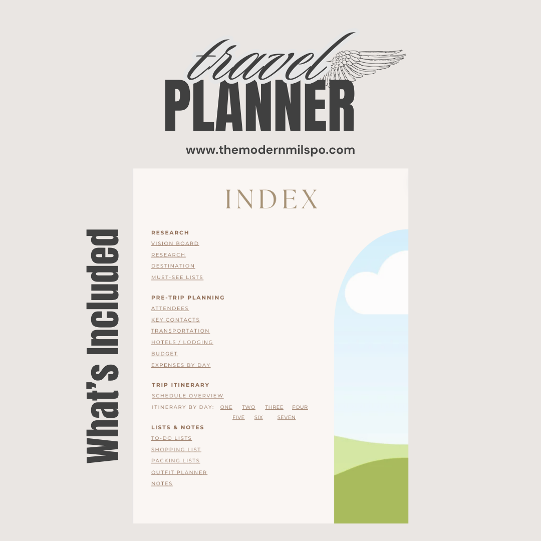 Ultimate Travel Planner Template