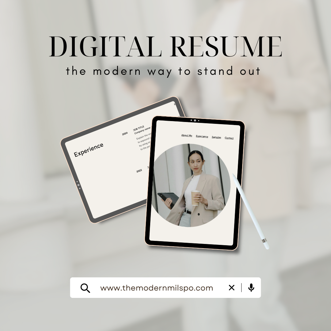 Digital Resume Template