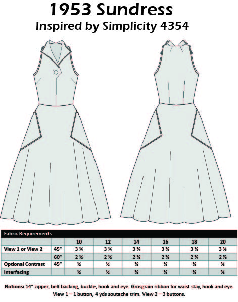 Size 10-12-14 - 1953 Sundress